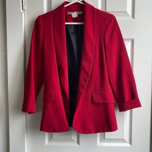 Red Necessary Objects Ady Gluck Frankel Blazer Size Small